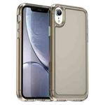 For iPhone XR Candy Series TPU Phone Case (Transparent Grey)