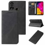 For Sharp Aquos S3 Magnetic Closure Leather Phone Case(Black)