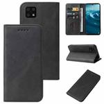 For Sharp Aquos Sense 6 SHG05 / SH-54B / Sense 6S / SHG07 Magnetic Closure Leather Phone Case(Black)