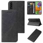 For Samsung Galaxy A90 5G Magnetic Closure Leather Phone Case(Black)