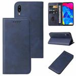 For Samsung Galaxy M10 / A10 Magnetic Closure Leather Phone Case(Blue)