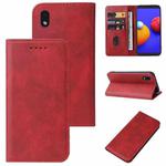 For Samsung Galaxy A01 Core / M01 Core Magnetic Closure Leather Phone Case(Red)