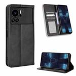 For Infinix Note 12 VIP Magnetic Buckle Retro Texture Leather Phone Case(Black)