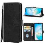 For Infinix Hot 12 Pro Leather Phone Case(Black)