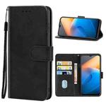 For vivo iQOO Z6x Leather Phone Case(Black)