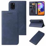 For Samsung Galaxy A31 Magnetic Closure Leather Phone Case(Blue)