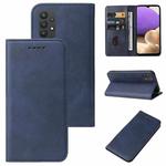 For Samsung Galaxy A32 4G / A32 Lite Magnetic Closure Leather Phone Case(Blue)