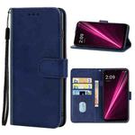 For T-Mobile REVVL 6 5G Leather Phone Case(Blue)