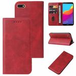 For Huawei Nova 7S Magnetic Closure Leather Phone Case(Red)
