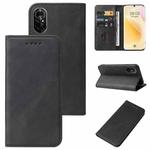 For Huawei Nova 8 Magnetic Closure Leather Phone Case(Black)