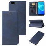 For Huawei Y5 Lite 2018 Magnetic Closure Leather Phone Case(Blue)