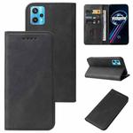 For Realme 9 5G / 9 Pro Magnetic Closure Leather Phone Case(Black)