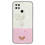 For Xiaomi Redmi 10A Bronzing Butterfly Flower TPU Phone Case(Dandelions)