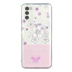 For Motorola Moto G42 Bronzing Butterfly Flower TPU Phone Case(Cherry Blossoms)
