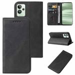 For Realme GT2 Pro Magnetic Closure Leather Phone Case(Black)