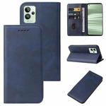 For Realme GT2 Pro Magnetic Closure Leather Phone Case(Blue)