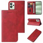 For Realme GT2 Pro Magnetic Closure Leather Phone Case(Red)