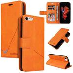 GQUTROBE Right Angle Leather Phone Case For iPhone 6 Plus / 6s Plus(Orange)
