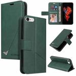 GQUTROBE Right Angle Leather Phone Case For iPhone 6 Plus / 6s Plus(Green)