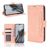 For Infinix Note 12 G96 Skin Feel Calf Texture Card Slots Leather Phone Case(Pink)