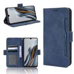 For Infinix Note 12 G96 Skin Feel Calf Texture Card Slots Leather Phone Case(Blue)