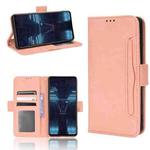For Infinix Note 12 VIP Skin Feel Calf Texture Card Slots Leather Phone Case(Pink)