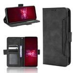 For ASUS ROG Phone 6 / 6 Pro Skin Feel Calf Texture Card Slots Leather Phone Case(Black)