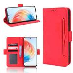 For Honor X40i Skin Feel Calf Texture Card Slots Leather Phone Case(Red)