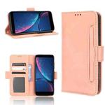 For HotPepper Serrano3 Skin Feel Calf Texture Card Slots Leather Phone Case(Pink)