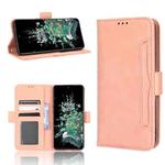 For OnePlus 10T 5G / Ace Pro 5G Skin Feel Calf Texture Card Slots Leather Phone Case(Pink)