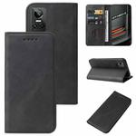For Realme GT Neo3 Magnetic Closure Leather Phone Case(Black)