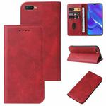 For OPPO RX17 Neo Magnetic Closure Leather Phone Case(Red)