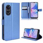 For OPPO A97 5G Diamond Texture Leather Phone Case(Blue)