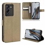 For Infinix Note 12 G96 Diamond Texture Leather Phone Case(Brown)