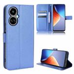 For Tecno Camon 19 Diamond Texture Leather Phone Case(Blue)