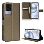 For Cubot X50 Diamond Texture Leather Phone Case(Brown)