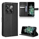 For OnePlus 10T 5G / Ace Pro 5G Diamond Texture Leather Phone Case(Black)