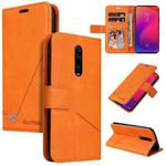 For Xiaomi Redmi K20 GQUTROBE Right Angle Leather Phone Case(Orange)