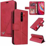 For Xiaomi Redmi Note 8 Pro GQUTROBE Right Angle Leather Phone Case(Red)