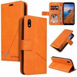 For Xiaomi Redmi 7A GQUTROBE Right Angle Leather Phone Case(Orange)