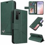 For Huawei nova 7 SE GQUTROBE Right Angle Leather Phone Case(Green)