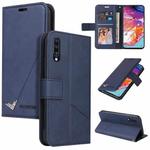 For Huawei P20 Pro GQUTROBE Right Angle Leather Phone Case(Blue)