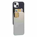 For iPhone 14 Plus GOOSPERY SKY SLIDE BUMPER Sliding Card Slot Phone Case (Gold)