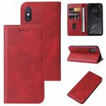 For Xiaomi Mi 8 Explorer Magnetic Closure Leather Phone Case(Red)
