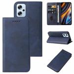 For Xiaomi Poco X4 GT Magnetic Closure Leather Phone Case(Blue)