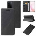 For OPPO A93s 5G Magnetic Closure Leather Phone Case(Black)