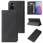 For OPPO F21 Pro 5G Magnetic Closure Leather Phone Case(Black)