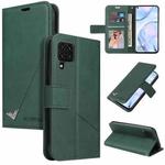For Samsung Galaxy A42 5G GQUTROBE Right Angle Leather Phone Case(Green)