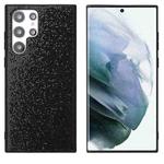 For Samsung Galaxy S22 Ultra 5G Leather Back Phone Case(Black Sequins)