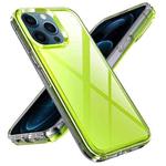 For iPhone 12 Pro Max Transparent Armor Phone Case(Green)